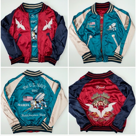 Vintage Souvenir Bomber Jacket Sukajan 